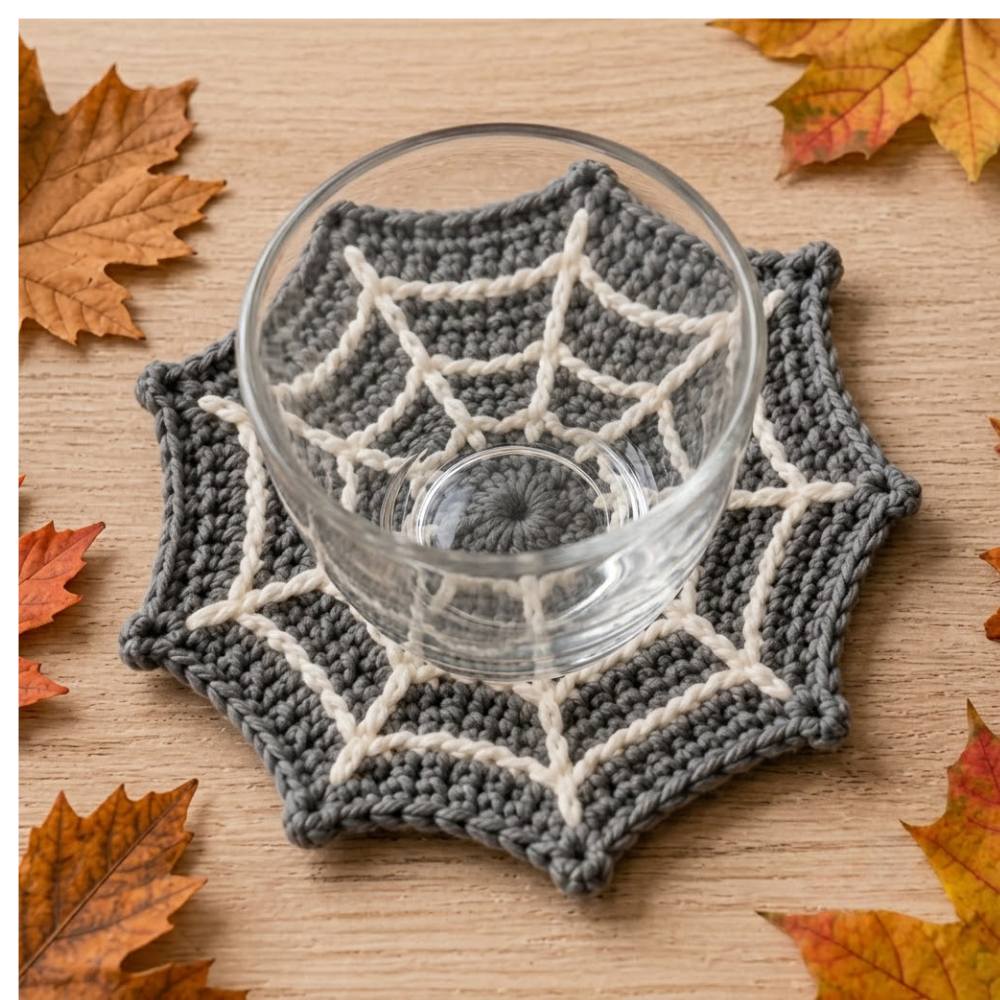 5 in 1 Halloween Coaster Crochet Pattern