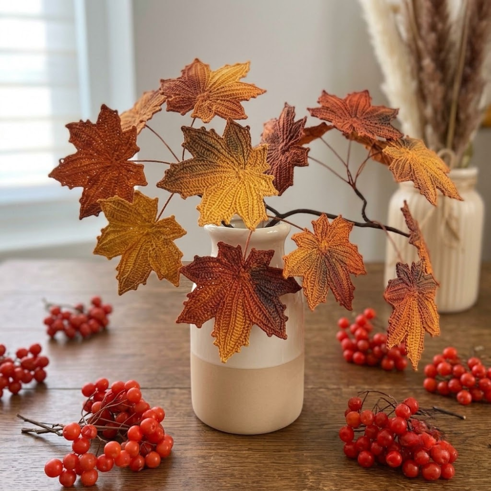Autumn Maple Leaf Crochet Pattern