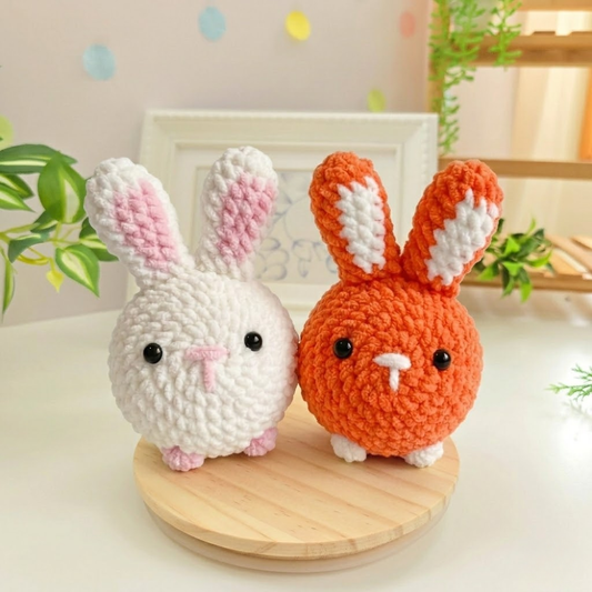 No-Sew Plush Bunny Amigurumi Crochet Pattern