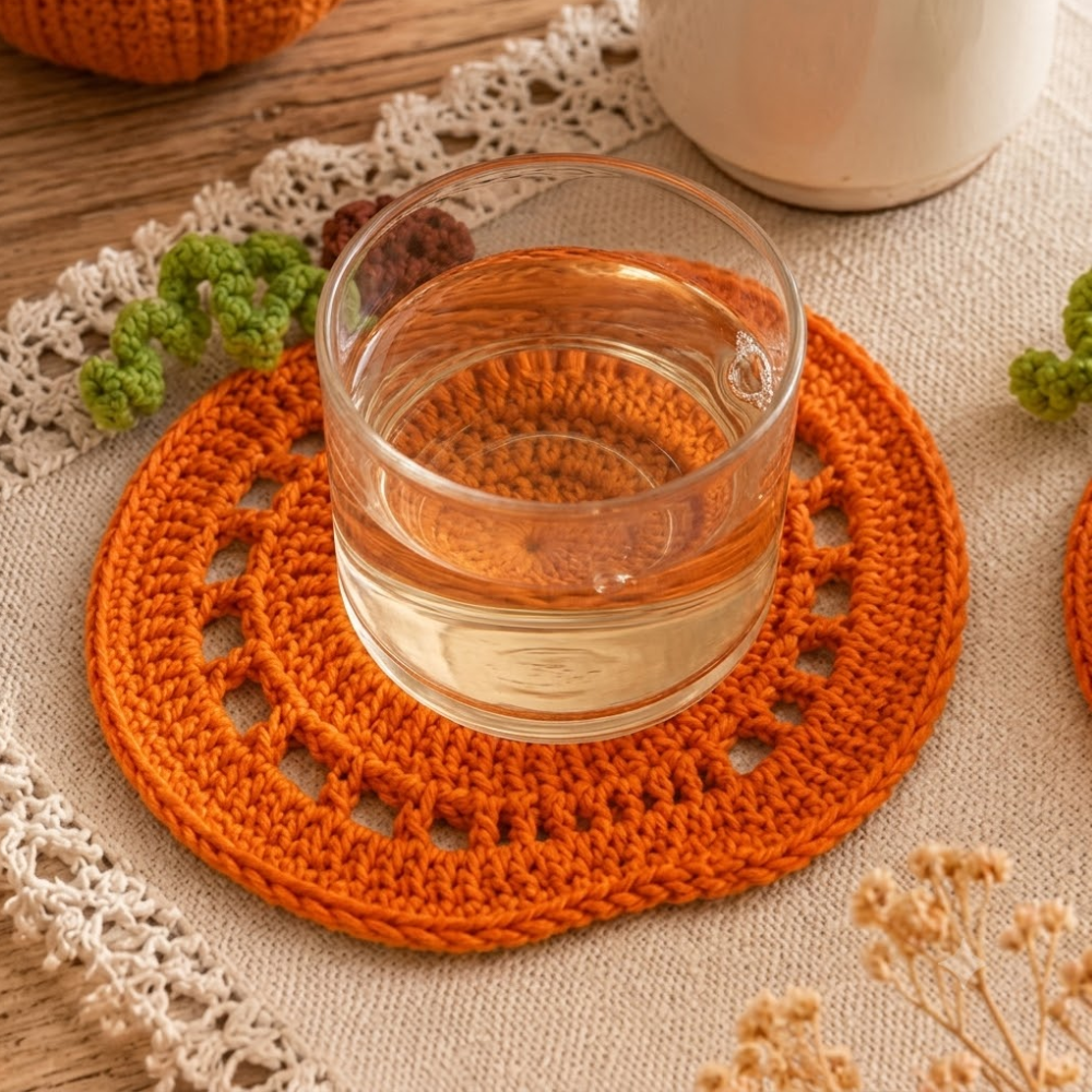 5 in 1 Halloween Coaster Crochet Pattern