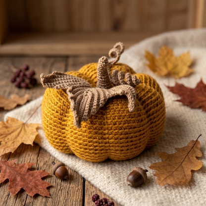 Rustic Harvest Pumpkin Crochet Pattern