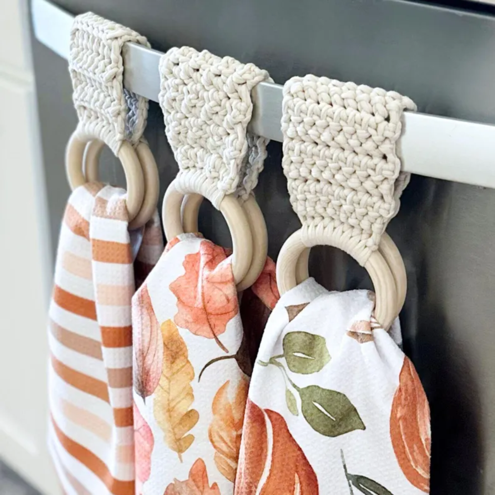 Hanging Towel Holder Crochet Pattern