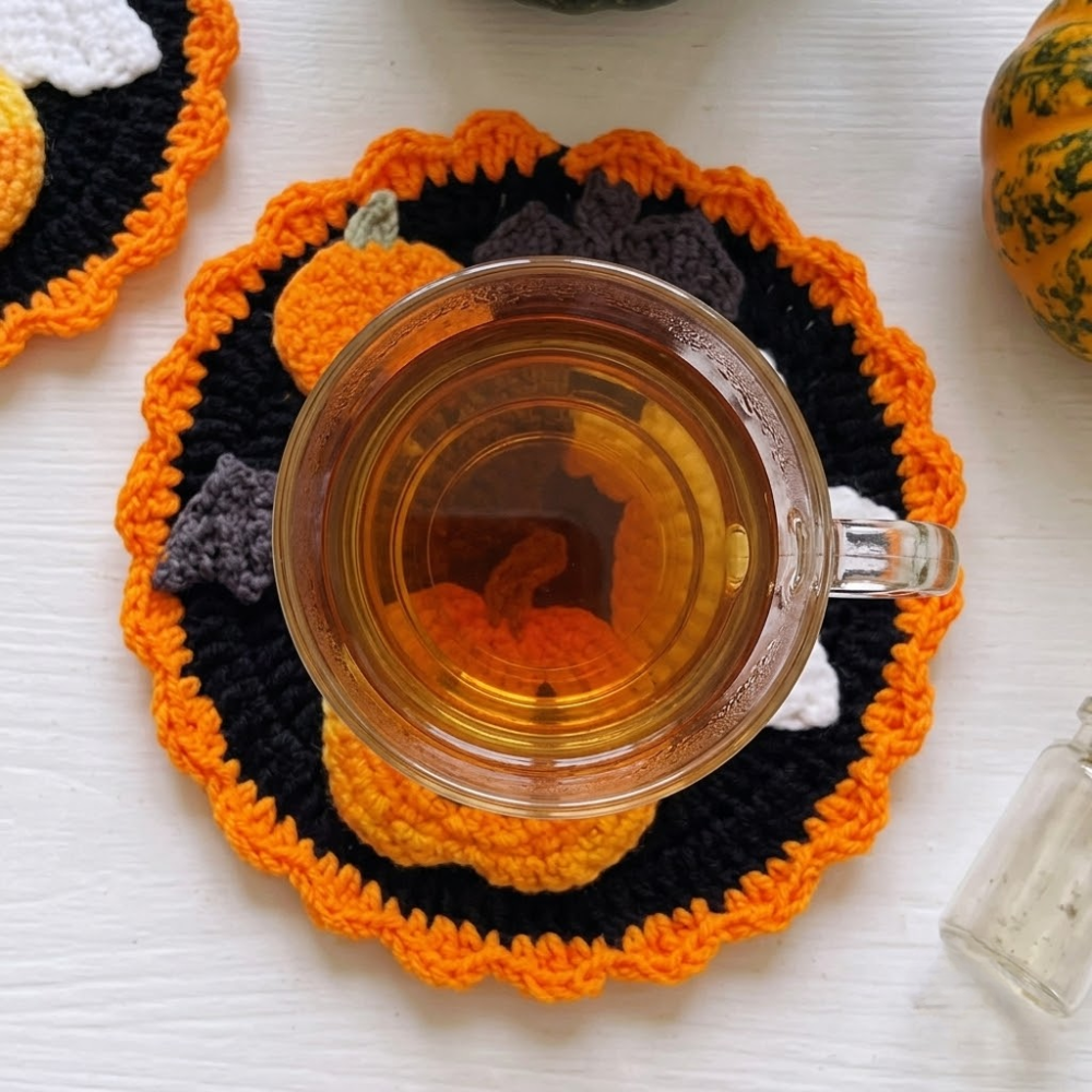 5 in 1 Halloween Coaster Crochet Pattern