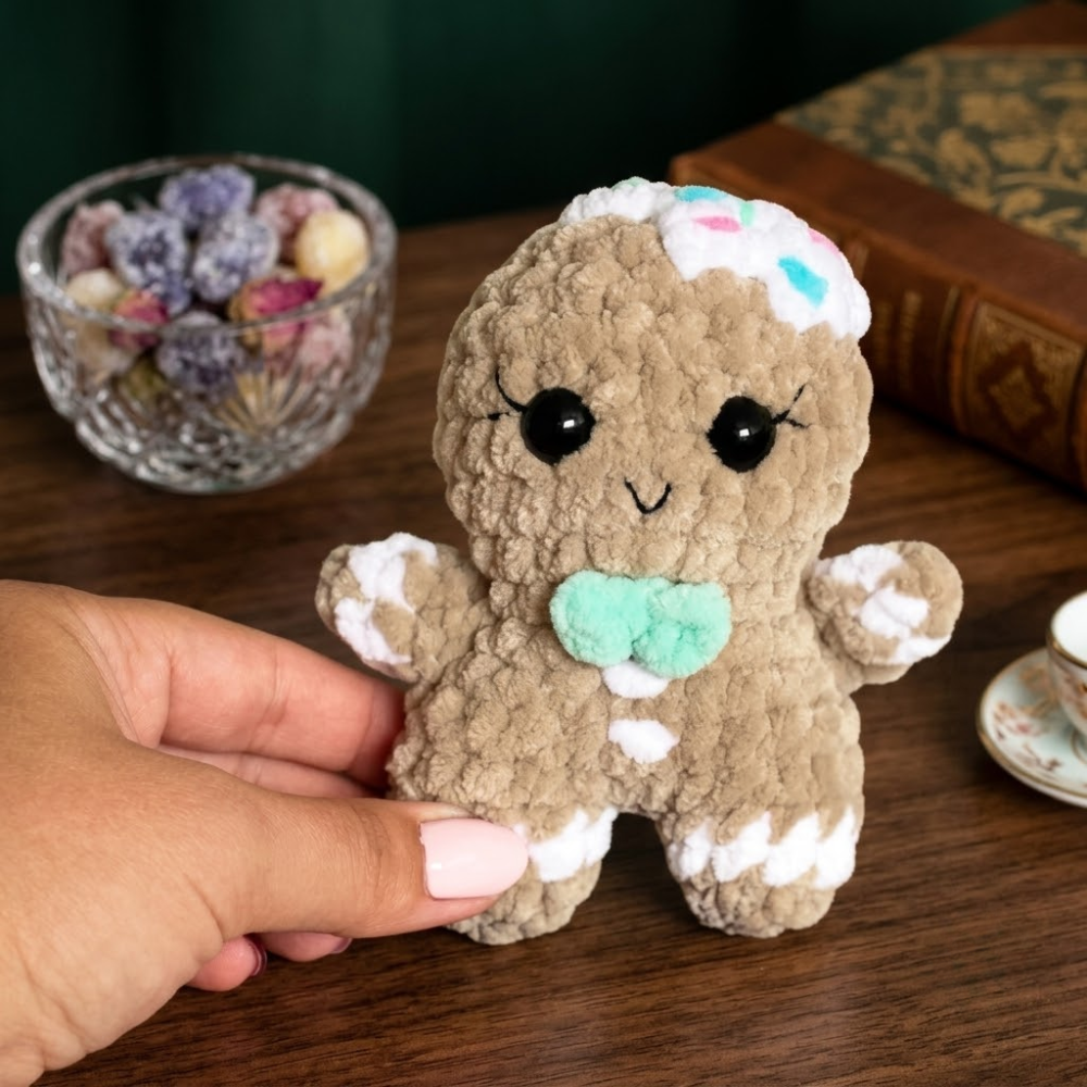 Gingerbread Man Crochet Pattern