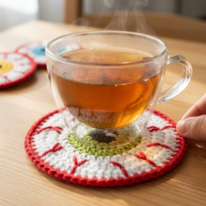 5 in 1 Halloween Coaster Crochet Pattern