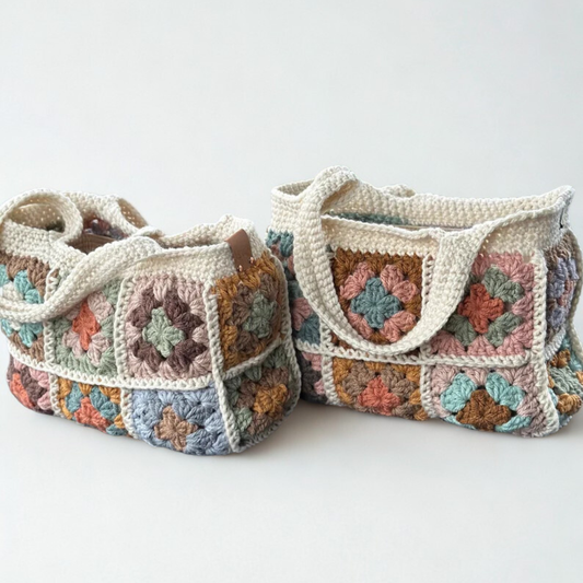 Cozy Patchwork Tote Crochet Pattern