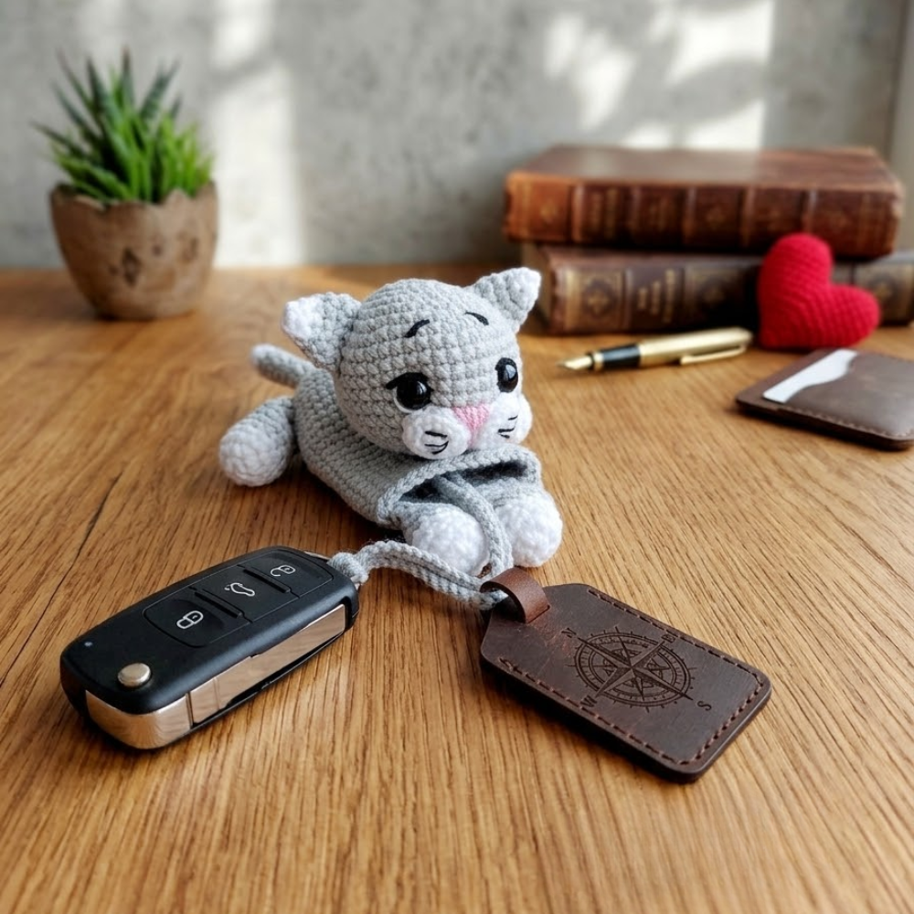 4 in 1 Cute Animal Key Holder Amigurumi Crochet Pattern
