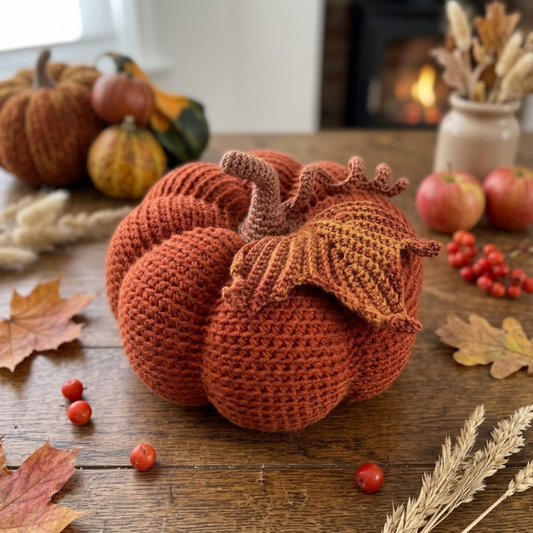 Rustic Harvest Pumpkin Crochet Pattern