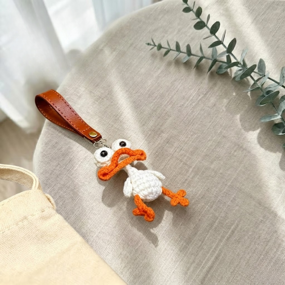 5 in 1 Cute Duck Keychain Crochet Pattern