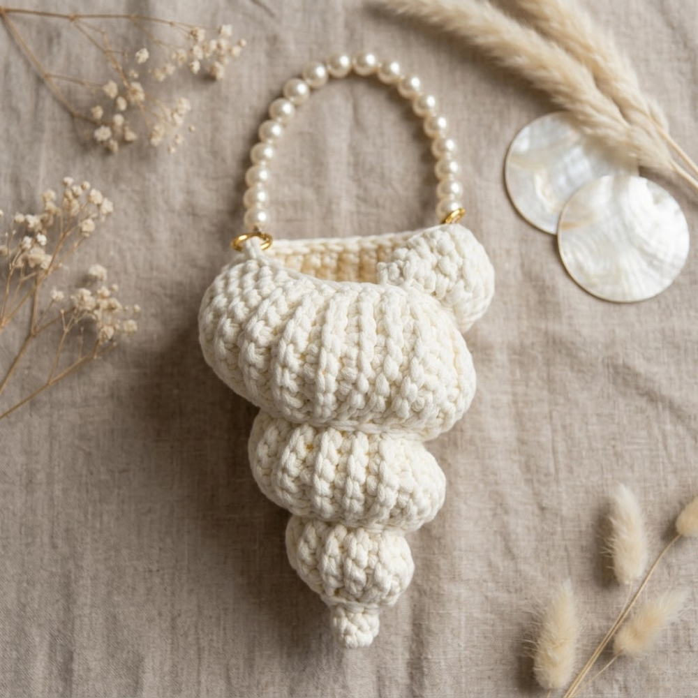 Seashell Treasures & Bag Crochet Pattern