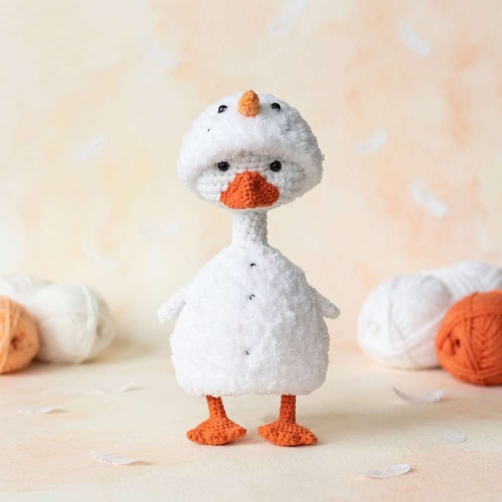 Star Duck Christmas  Crochet Pattern