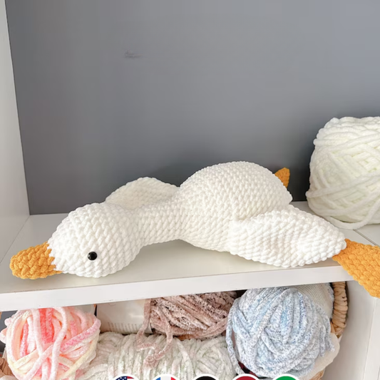 Fluffy Goose Crochet Pattern