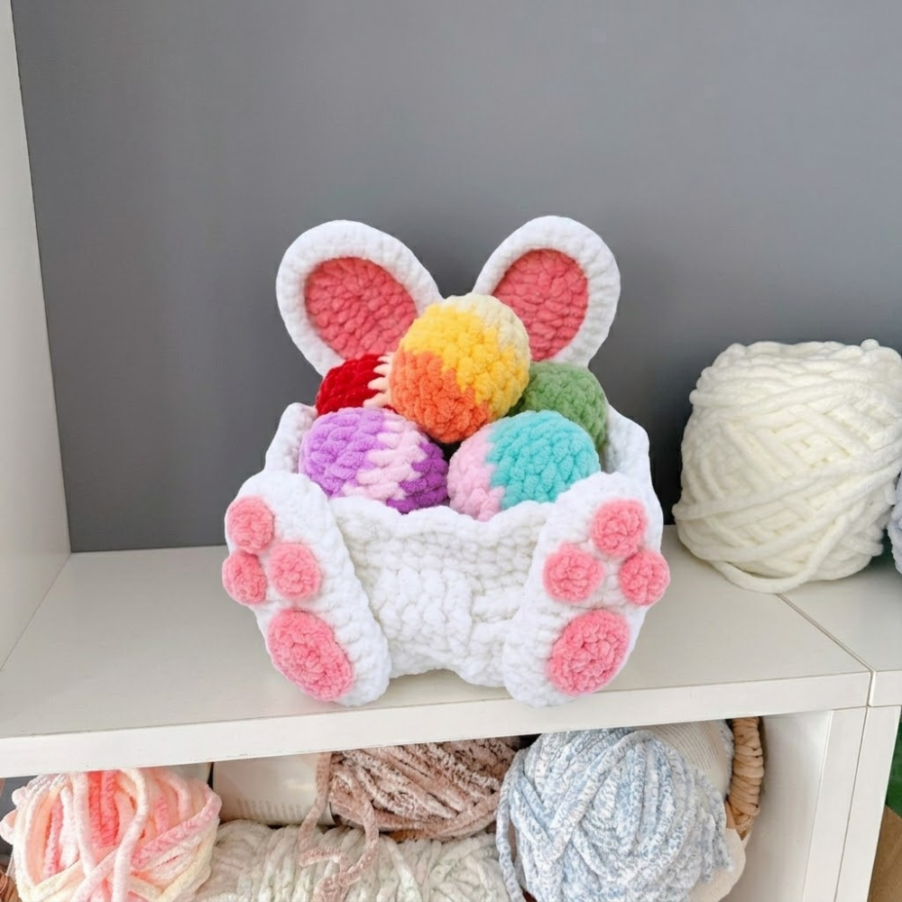 5 in 1 Hoppy Easter Garden Crochet Pattern