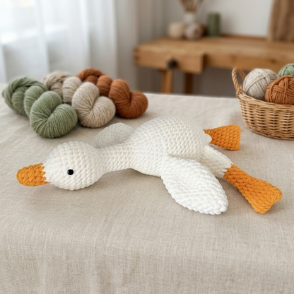 Fluffy Goose Crochet Pattern