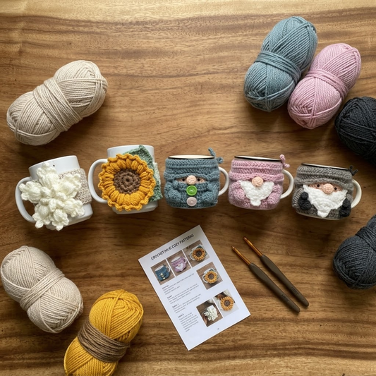 5 in 1 Mug Cozy Crochet Pattern