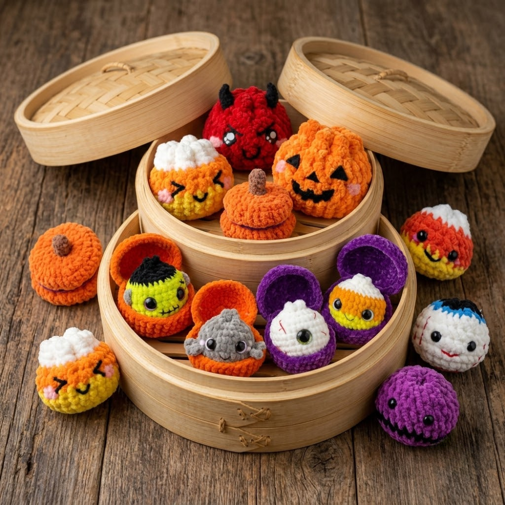 11 in 1 Halloween Dumpling Crochet Pattern