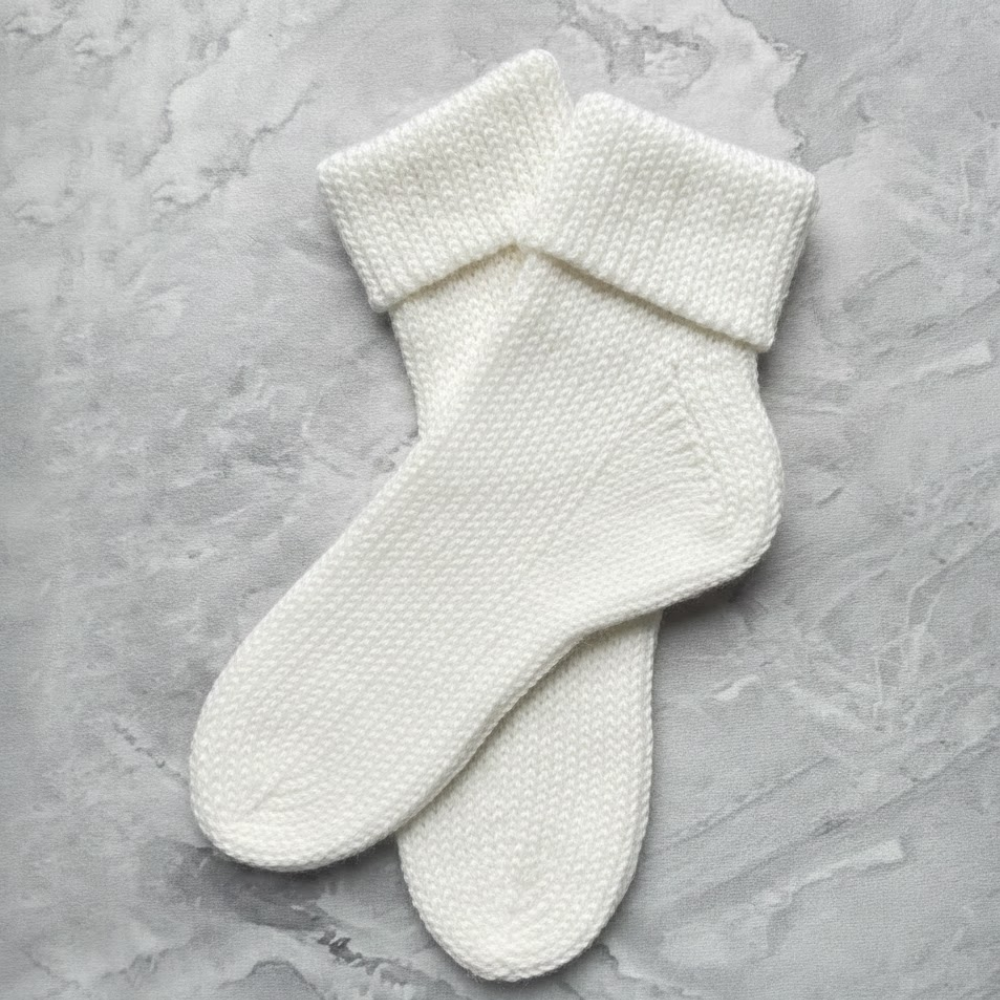 Rainbow Patchwork Socks Crochet Pattern