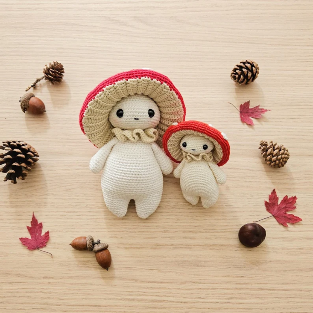 Cute Mushroom Amigurumi Crochet Pattern