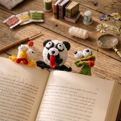 5 in 1 Amigurumi Bookmark Crochet Pattern