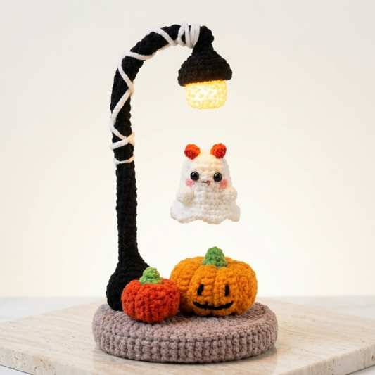 Halloween Ghost Lamp Crochet Pattern
