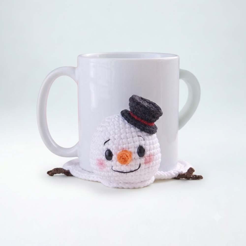Amigurumi Christmas Coasters Crochet Pattern