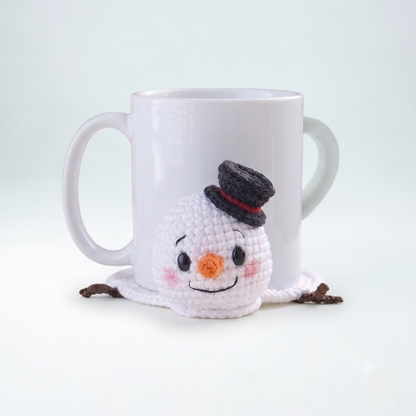 Amigurumi Christmas Coasters Crochet Pattern