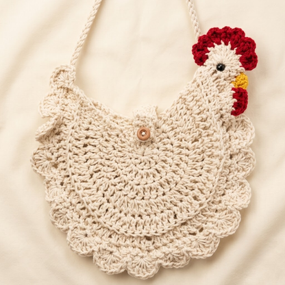 2 in 1 Chicken Bag & Egg Pouch Crochet Pattern