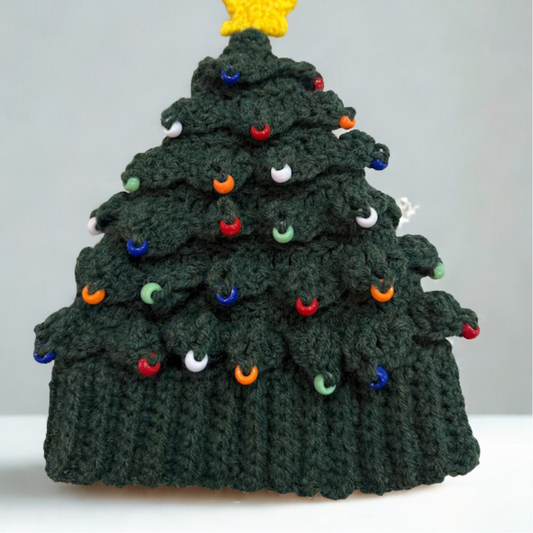 Christmas Tree Baby Hat Crochet Pattern