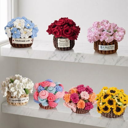 7 in 1 Flower Bot Crochet Pattern