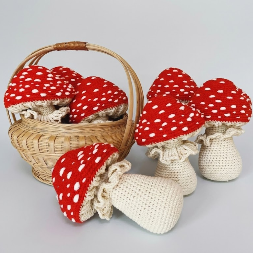 Toadstool Mushroom Crochet Pattern
