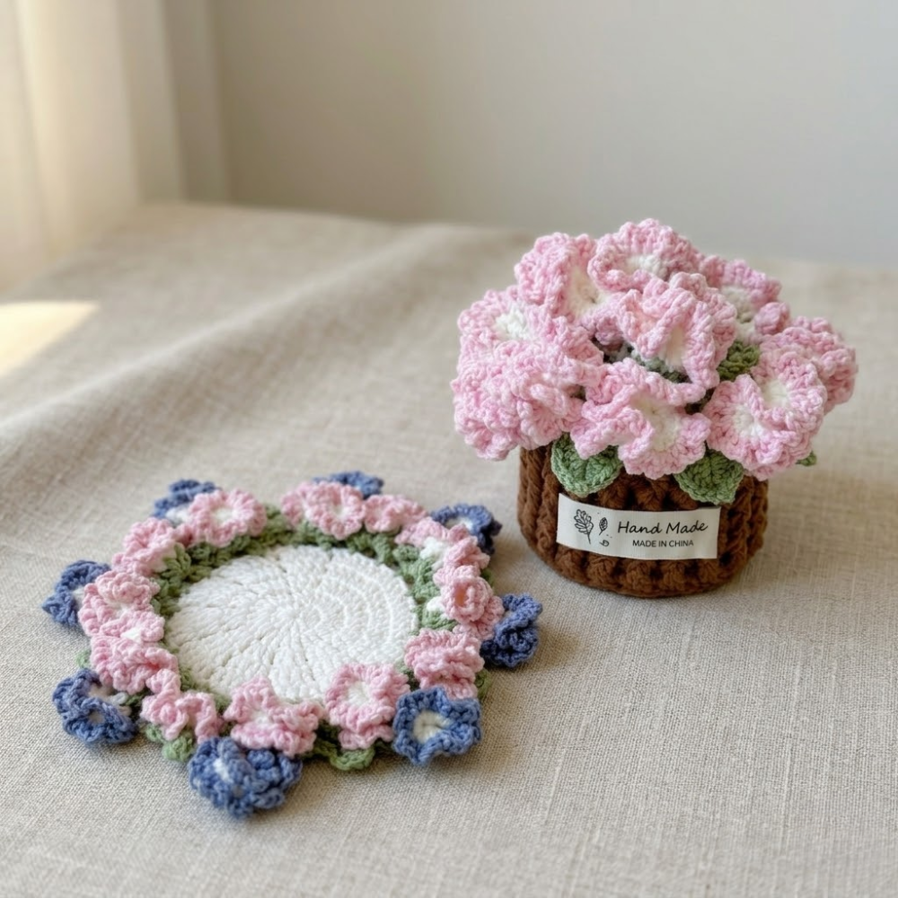 7 in 1 Flower Bot Crochet Pattern