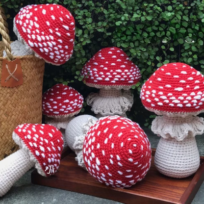 Toadstool Mushroom Crochet Pattern