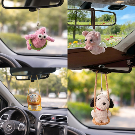 4-in-1 Car Hanging Accessories Crochet Pattern