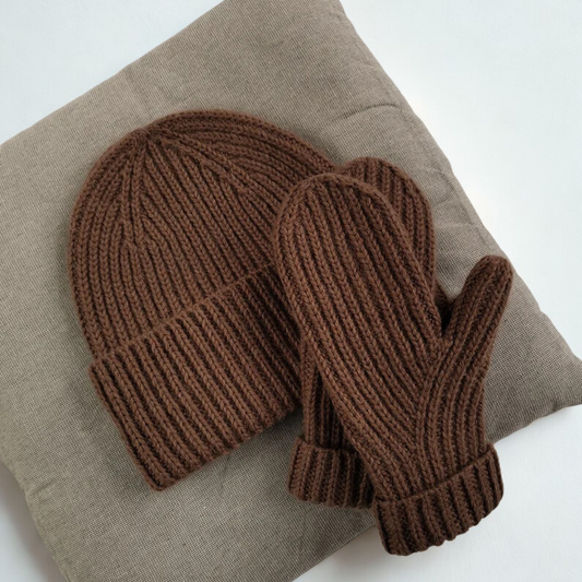 Classic Rib Mittens Knitting Pattern