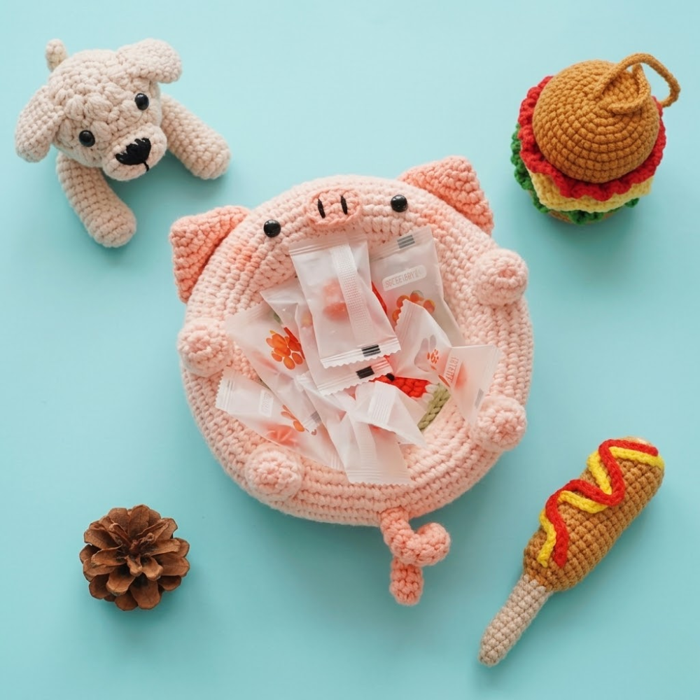 Cute Animal Holder Crochet Pattern