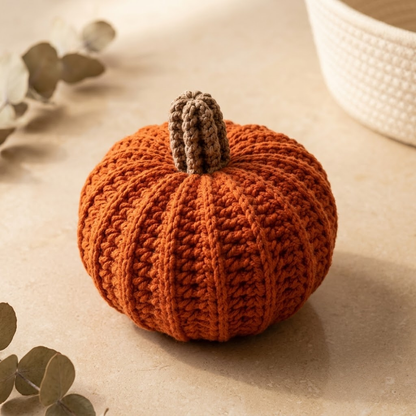 Rustic Ribbed Pumpkin Crochet Pattern