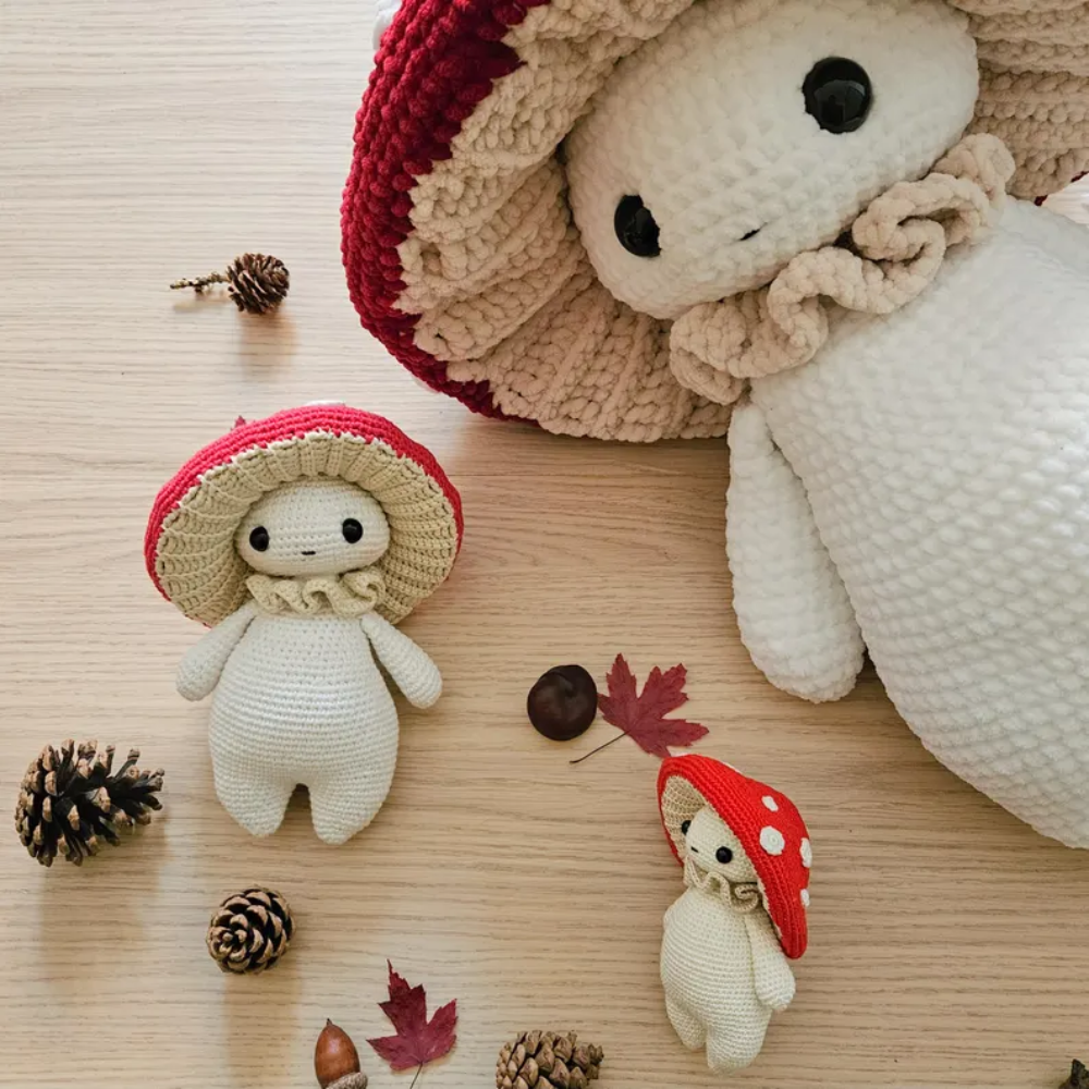 Cute Mushroom Amigurumi Crochet Pattern