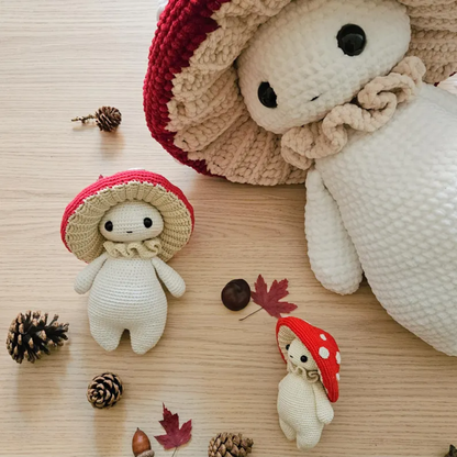 Cute Mushroom Amigurumi Crochet Pattern