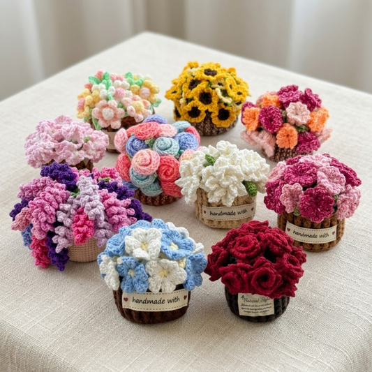 9 in 1 Flower Coaster Crochet Pattern