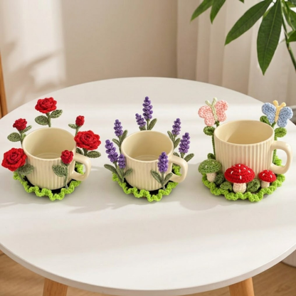 8 in 1 Flower Coaster Crochet Pattern
