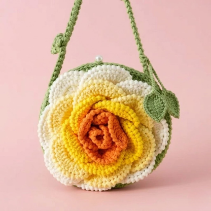 Camellia Flower Bag Crochet Pattern
