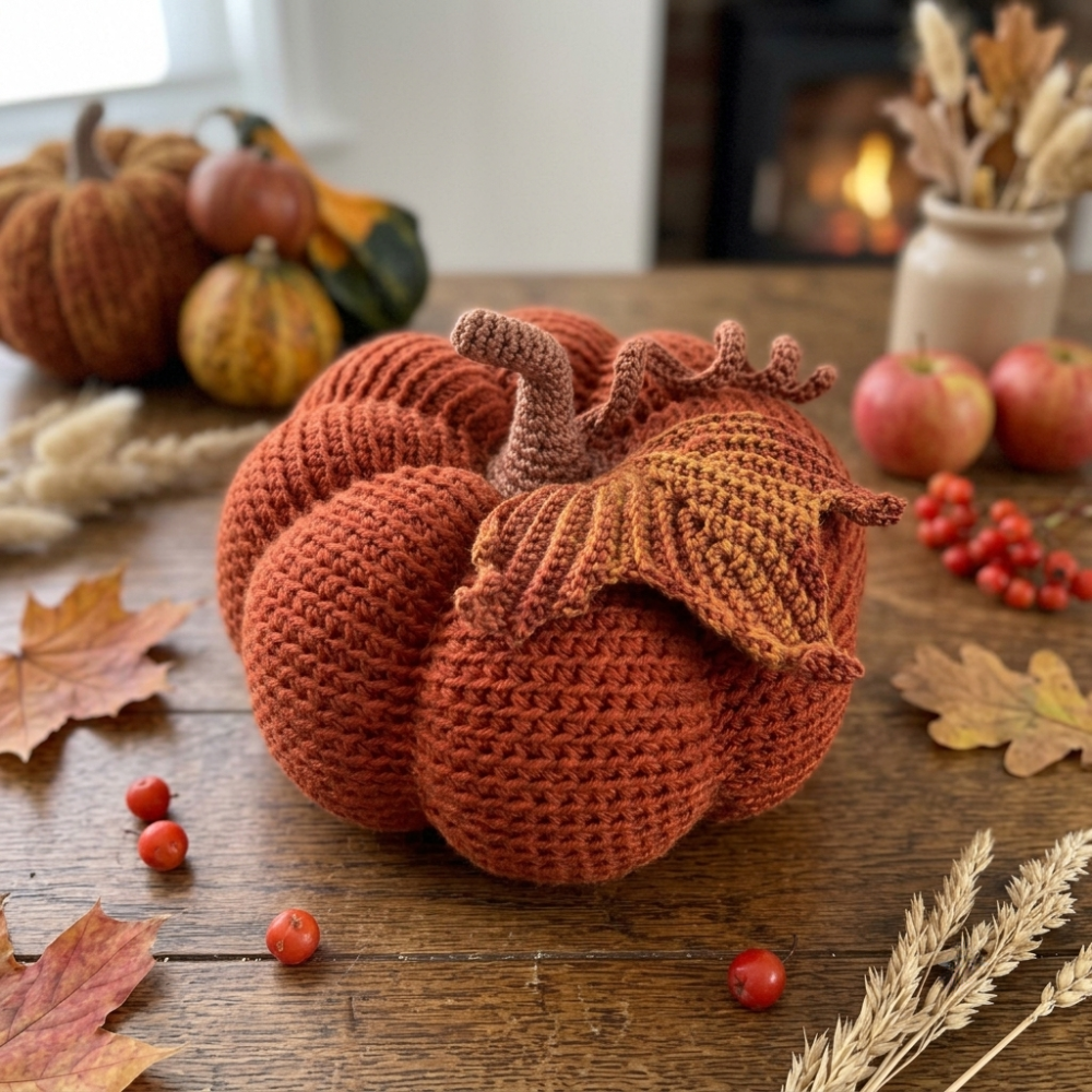 Rustic Heirloom Pumpkin Crochet Pattern