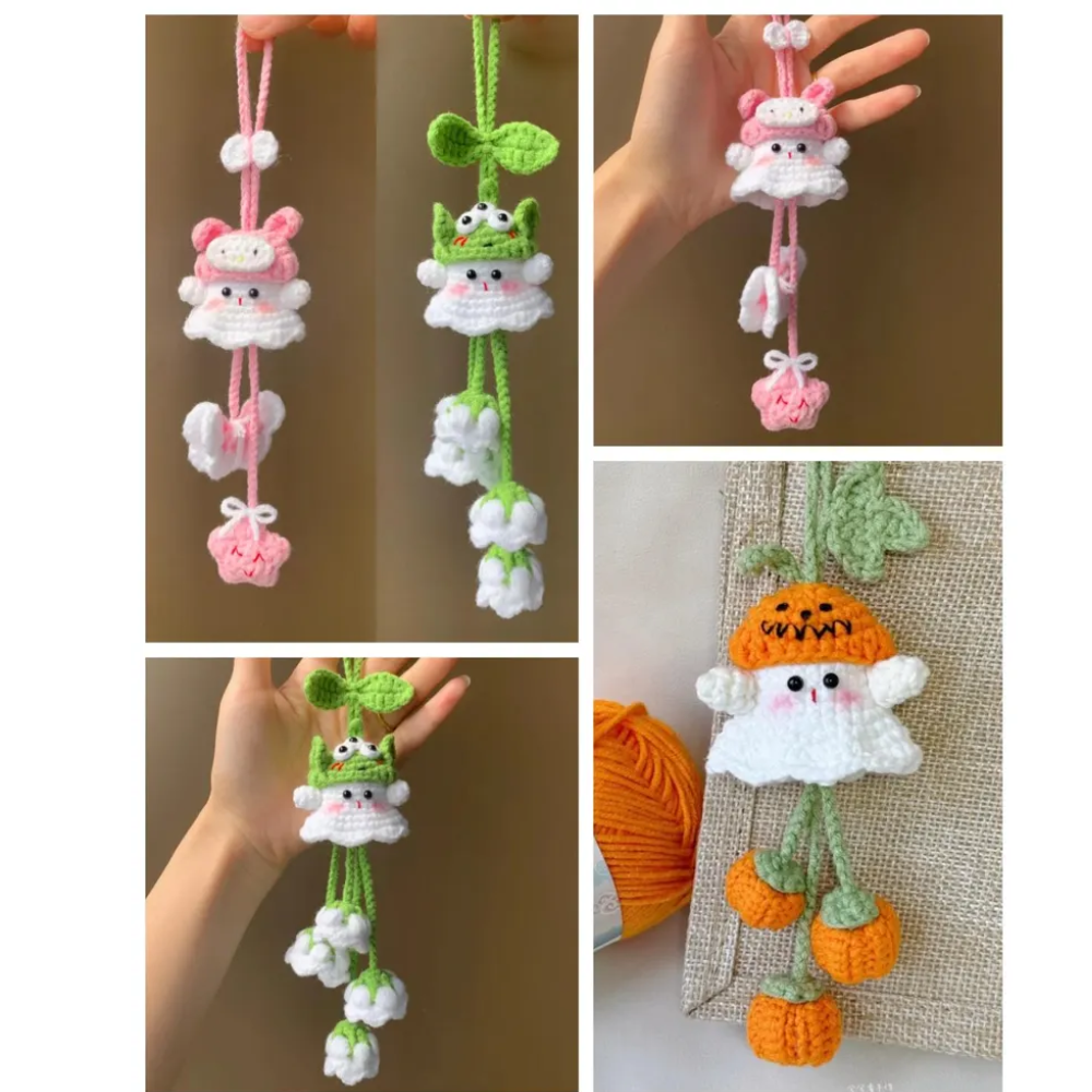 Little Ghost Friends Crochet Pattern