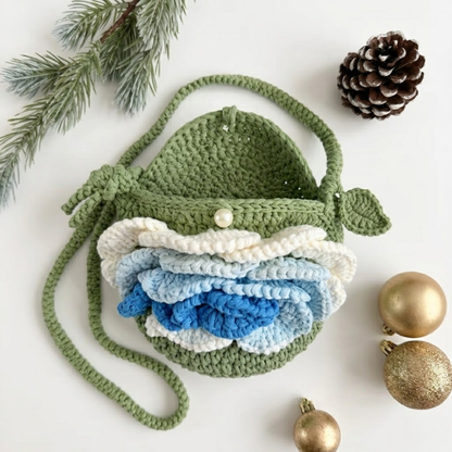 Camellia Flower Bag Crochet Pattern