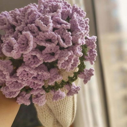 Lavender Bloom  Bouquet  Crochet Pattern