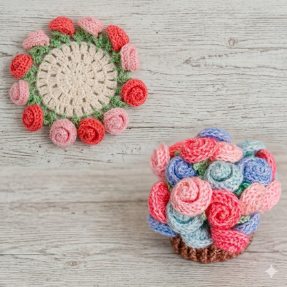 7 in 1 Flower Bot Crochet Pattern