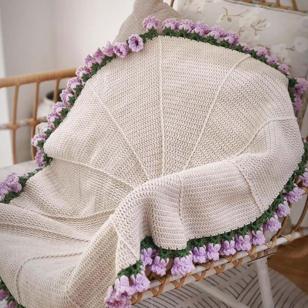 Lavender Bloom  Bouquet  Crochet Pattern