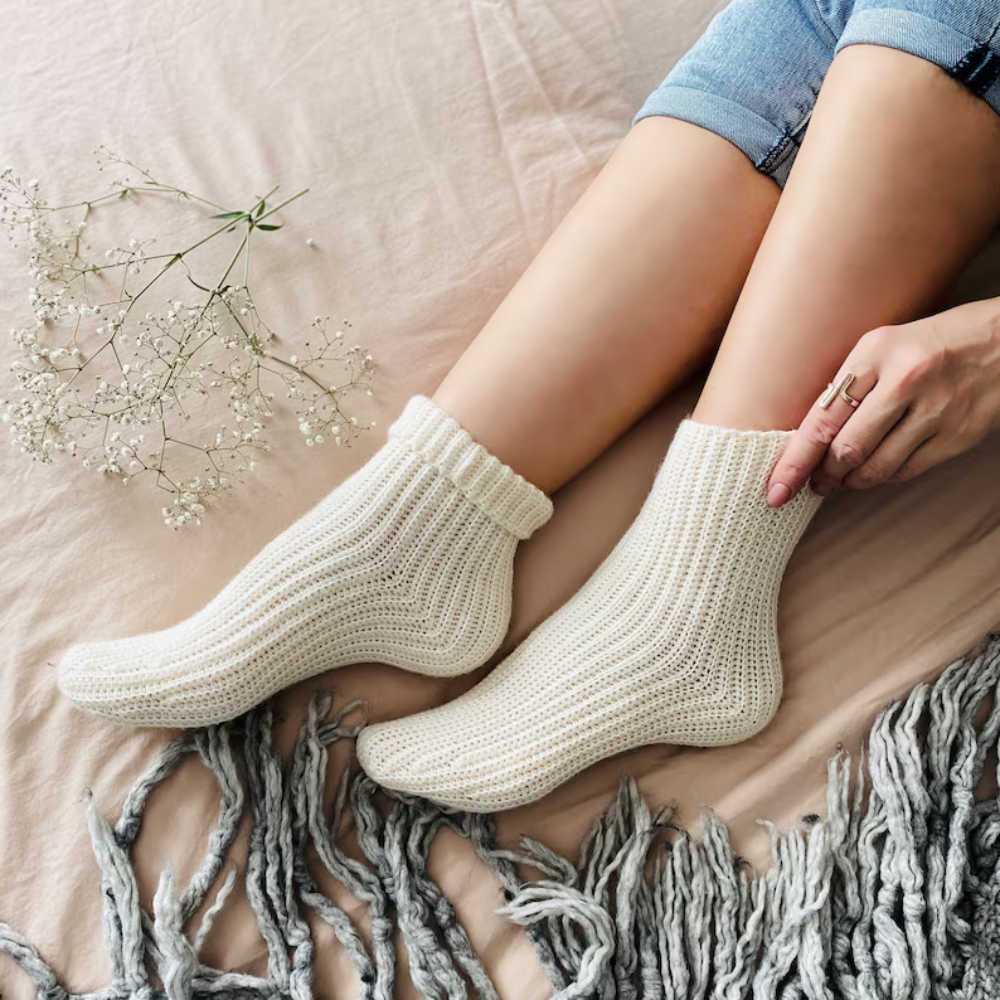 Cozy Ankle Socks Crochet Pattern