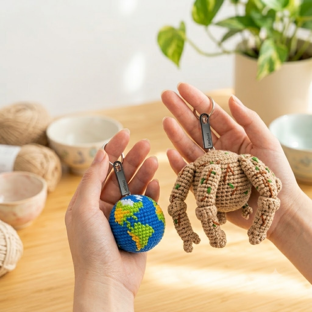 3 in 1 Atlas & The World Amigurumi Crochet Pattern