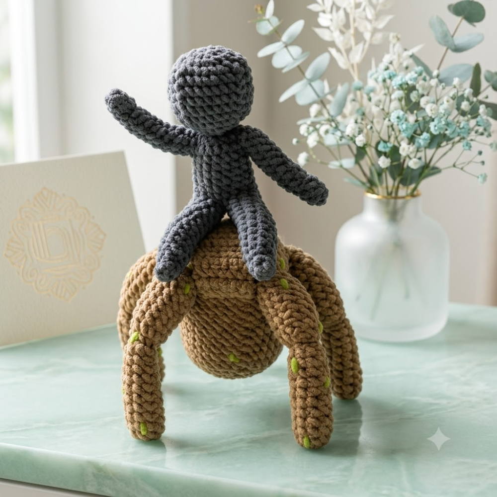 3 in 1 Atlas & The World Amigurumi Crochet Pattern